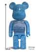 Статуэтка Bearbrick x My First Baby x Water Crest 400% 28 см Medicom Toy Стихия Вода - изображение 9
