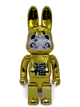 Статуетка Bearbrick x Daruma x Rabbit Gold 400% 28 см Medicom Toy Золотий заєць - зображення 9