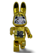 Статуетка Bearbrick x Daruma x Rabbit Gold 400% 28 см Medicom Toy Золотий заєць - зображення 11