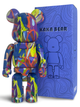 Статуэтка Bearbrick x KAWS x Tension 400% 28 см Medicom Toy Краски сияния - изображение 1