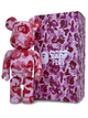 Статуетка Bearbrick x Bape x ABC Camo Pink 400% 28 см Medicom Toy Камуфляжний - зображення 1