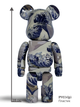 Статуетка Bearbrick x Kanagawa Surf 400% 28 см Medicom Toy Могутні хвилі - зображення 9