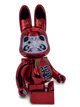 Статуэтка Bearbrick x Daruma x Rabbit Red 400% 28 см Medicom Toy Хромированный заяц - изображение 13