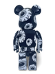Статуетка Bearbrick x Mishka x Monochromatic 400% 28 см Medicom Toy Всевидячі очі - зображення 10