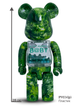 Статуетка Bearbrick x My First Baby x Forest Green 400% 28 см Medicom Toy Лісові мавки - зображення 9