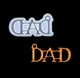 Силиконовая форма Finding Молд подвески кулон для брелка DAD отец Белый 77 мм x 40 мм x 8 мм - изображение 1