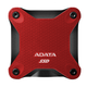 Портативний SSD ADATA SD620 512GB USB 3.2 520/460Mb/s Red (SD620-512GCRD) - изображение 1