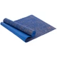 Килимок для йоги Льняний (Yoga mat) двошаровий 6мм (розмір 185x62x0, 6см, джут, Синій) (FI-2441_Синій) - изображение 1