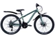 Велосипед Discovery 24" FLINT Хардтейл DD рама-13" зелено-серебристый (м) с крылом Pl 2024 - изображение 1