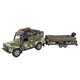 Игровой набор военный Land Rover Defender с лодкой TechnoDrive 27 см Зеленый - изображение 1