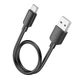 Кабель короткий 25 см HOCO X96 usb to Type-C 27вт чорний - зображення 2