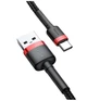 Кабель Baseus cafule Cable USB For Type-C 1m Red/Black(CATKLF-B91) - зображення 2
