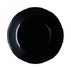 Тарілка десертна чорна Luminarc Zelie Black 180мм склокераміка V3891 - зображення 1