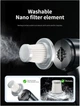 Автомобильный пылесос USB портативный беспроводной с насадкой Vacuum cleaner 2 in 1 - изображение 4