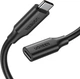 Кабель USB-C UGREEN US353 Удлинитель Thunderbolt 3 USB Type-C to Type-C 3.2 Gen2 PD3.0-100W 5.0A 10Gbps PVC Black 1м (10387) - изображение 7