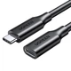 Кабель USB-C UGREEN US353 Удлинитель Thunderbolt 3 USB Type-C to Type-C 3.2 Gen2 PD3.0-100W 5.0A 10Gbps PVC Black 1м (10387) - изображение 1