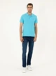 Поло довге чоловіче Pierre Cardin G021GL011-000-1954212 (turkuaz) M Бірюзове (8683857494943) - зображення 3