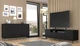 Тумба під телевізор Diuna 193 чорний мат, чорні ніжки BIM FURNITURE - зображення 2