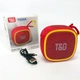 Портативна Bluetooth-колонка TG659 з ремінцем, Гучна блютуз колонка для вечірки. Колір: червоний - зображення 7