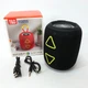Портативна колонка TG655 5W з RGB підсвічуванням та ремінцем, Bluetooth колонка для вулиці. Колір: чорний - зображення 5