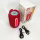Портативна Bluetooth-колонка TG653 USB з ремінцем, потужна переносна акустична колонка. Колір: червоний - зображення 9