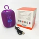 Портативна Bluetooth колонка TG658 8W з RGB підсвічуванням бездротова портативна потужна. Колір: фіолетовий - зображення 4