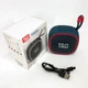 Портативна Bluetooth-колонка TG659 з ремінцем, Bluetooth колонка з підсвічуванням. Колір: синій - зображення 4