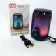 Аккумуляторная переносная колонка TG 652 5W с RGB подсветкой и ремешком, блютуз колонка. Цвет: синий - изображение 1