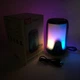 Аккумуляторная переносная колонка TG 652 5W с RGB подсветкой и ремешком, блютуз колонка. Цвет: синий - изображение 7