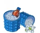 Силіконова форма для заморозки льоду Ice Cube Maker Genie 50*50 см - зображення 3
