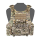 Плитоноска Warrior Assault Systems Quad Release Carrier size L multicam и тройной подсумок (панель) - изображение 1