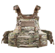 Плитоноска Warrior Assault Systems Quad Release Carrier size L multicam и тройной подсумок (панель) - изображение 6