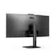 Монитор изогнутый AOC CU34V5CW/BK TFT 34" WQHD VA 100Гц 1 мс HDMI DP USB-C USB-hub Webcam колонки Black (CU34V5CW/BK) - изображение 6