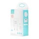 Зарядний пристрій мережевий Usams CC080 T20 Dual USB Round Travel Charger ( EU ) 2.1A white - зображення 2
