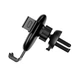 Автомобильный держатель автодержатель HOCO CA56 Plus Armor metal gravity car holder Black-Silver (6931474760296) - изображение 4