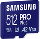 Карта памяти Samsung PRO Plus microSDXC UHS-I 512GB Class 10 + Reader 2023 (MB-MD512SB/WW) - изображение 3