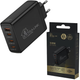 Блок живлення для ноутбука Extralink Smart Life Fast Charger 100W GaN Charger 3x USB-C USB-A (5906168630439) - зображення 1