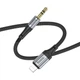 Аудiокабель HOCO UPA26 Fresh digital audio conversion cable iP Black (6942007608817 ) - изображение 3