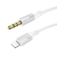 Аудіо-кабель BOROFONE BL19 Creator digital audio 3.5 to Lightning White (6941991108570) - зображення 1