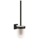 Ершик для унитаза настенный GROHE QuickFix Start Cube 409772430 прямоугольный стеклянный черный CV033772 - изображение 1