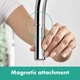 Cмеситель для кухни с выдвижной лейкой HANSGROHE Talis M54 хром латунь 72800000 - изображение 7