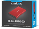 Obudowa do dysku NATEC Rhino Go na dysk SATA 2.5" HDD/SSD - USB 3.0 Red (NKZ-1279) - obraz 6