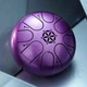 Глюкофон 5" (13см) 8 нот Hluru TCT8-5 Purple Titanium Steel Tongue Drum - изображение 4