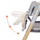 Стільчик для годування 2 в 1 Kinderkraft Lastree Grey, 5902533917174 - зображення 10