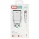 Зарядное устройство USB XO L72 (3A, QC3.0, 3 Usb) + кабель Lightning White - изображение 3
