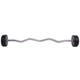 Штанга фиксированная изогнутая резиновая Rubber Coated Barbell 20кг Zelart (гриф l-95см) (TA-2687-20) - изображение 2