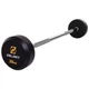 Штанга фиксированная прямая резиновая Rubber Coated Barbell 30кг Zelart (гриф l-95см) (TA-2685-30) - изображение 1