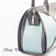 Сумка каркасная женская из экокожи Betty Pretty разноцветная 812P4MINTGRYGRAY - изображение 2