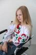 Вышиванка для девочки Piccolo 134 см Калинка Белый - изображение 4