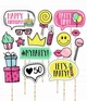 Набор фотобутафории Happy Moments "Happy Birthday Party" 16 шт (02323) - изображение 1